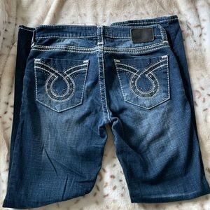 Woman’s big star jeans